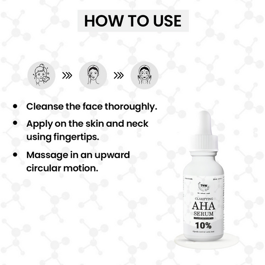 Buy The Natural Wash 10% Clarifying AHA Serum from DrMediCart, Ship from India to USA