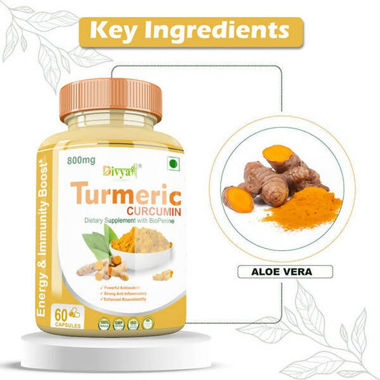 Buy Divya Shree Turmeric Curcumin Capsules from DrMediCart, Ship from India to USA