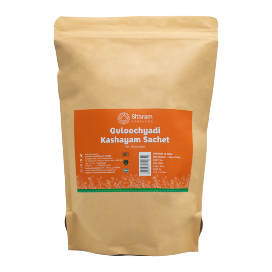 Buy Sitaram Ayurveda Guloochyadi Kashayam Sachet from DrMediCart, Ship from India to USA