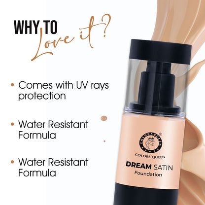 Colors Queen Dream Satin Foundation - 102 Ivory