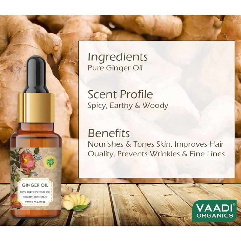 Vaadi Herbals Ginger 100% Pure Essential Oil Therapeutic Grade - Drmedicart