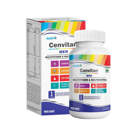 Buy Healthvit Cenvitan Multivitamin Tablets for Men from DrMediCart, Ship from India to USA