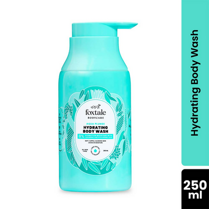 Foxtale Hydrating Body Wash With Hyaluronic Acid & Ceramides Locks In Moisture Reduces Body Odour