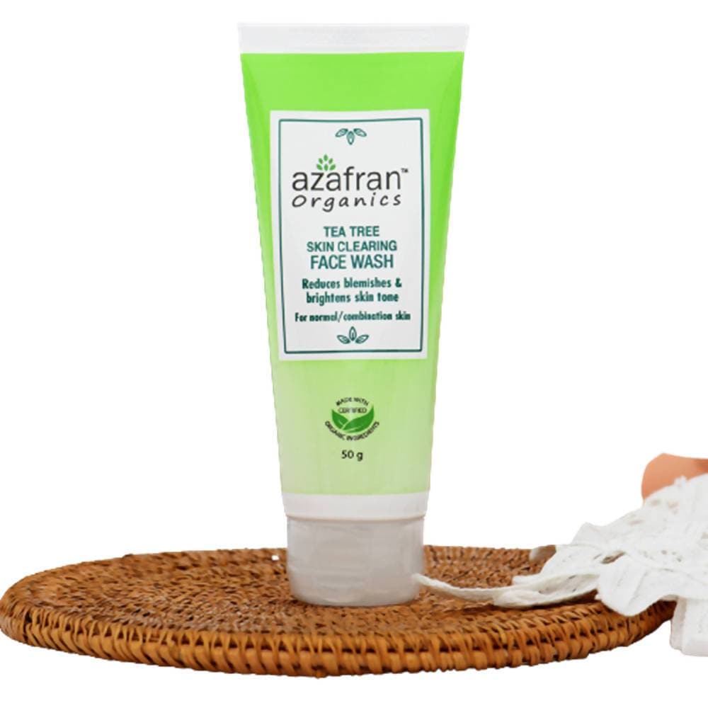 Azafran Organics Tea Tree Skin Clearing Face Wash - DrMediCart