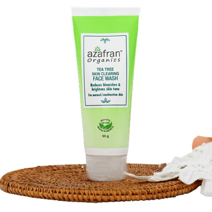 Azafran Organics Tea Tree Skin Clearing Face Wash - DrMediCart