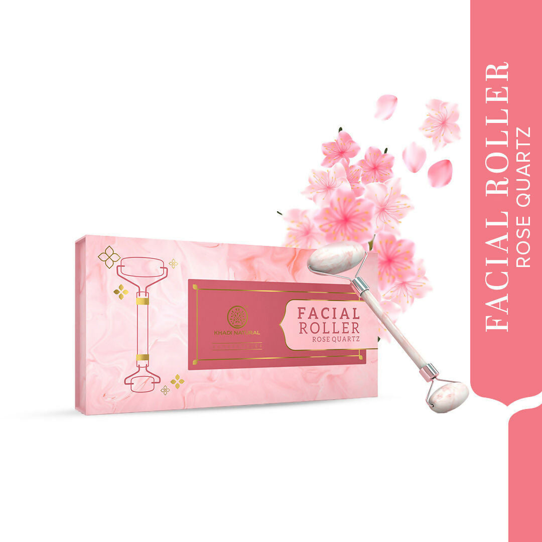 Khadi Natural Rose Quartz Facial Roller