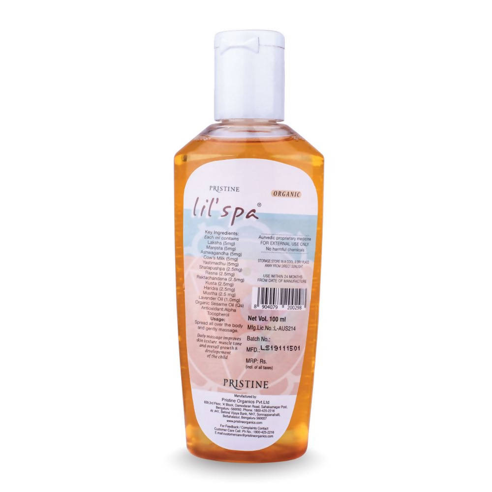 Pristine Lil鈥檚pa Baby Massage Oil