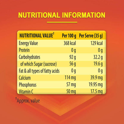 Glucon-D Instant Energy Health Drink - Tangy Orange | Tangy Orange Glucose Powder | Instant Energy & Immunity Recharge | With Vitamin C & Calcium