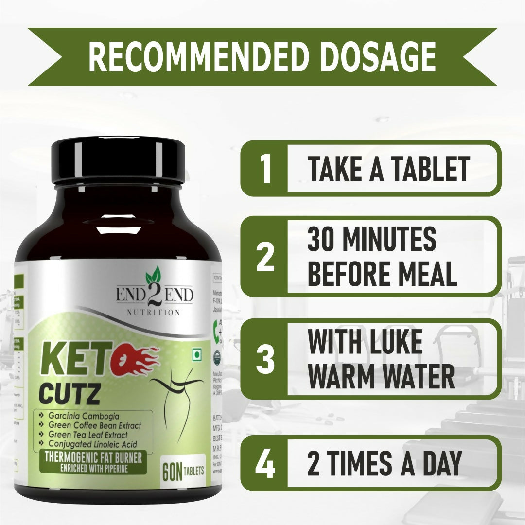 Buy End2End Nutrition Keto Cutz metabolism boost  For weight care  Tablets from DrMediCart, Ship from India to USA