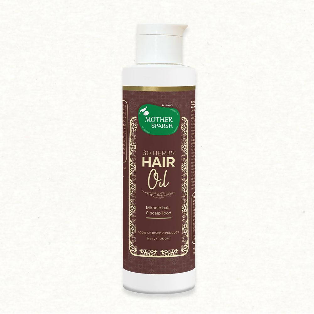 Buy Mother Sparsh 30 Herbs Hair Oil from DrMediCart, Ship from India to USA
