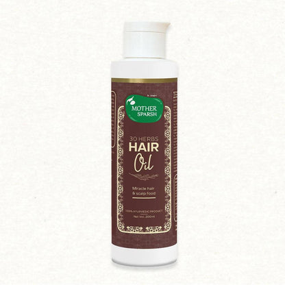 Buy Mother Sparsh 30 Herbs Hair Oil from DrMediCart, Ship from India to USA