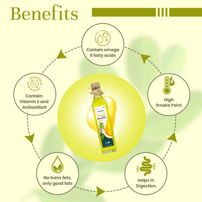 Upaveda Organic Cold Pressed Groundnut Oil