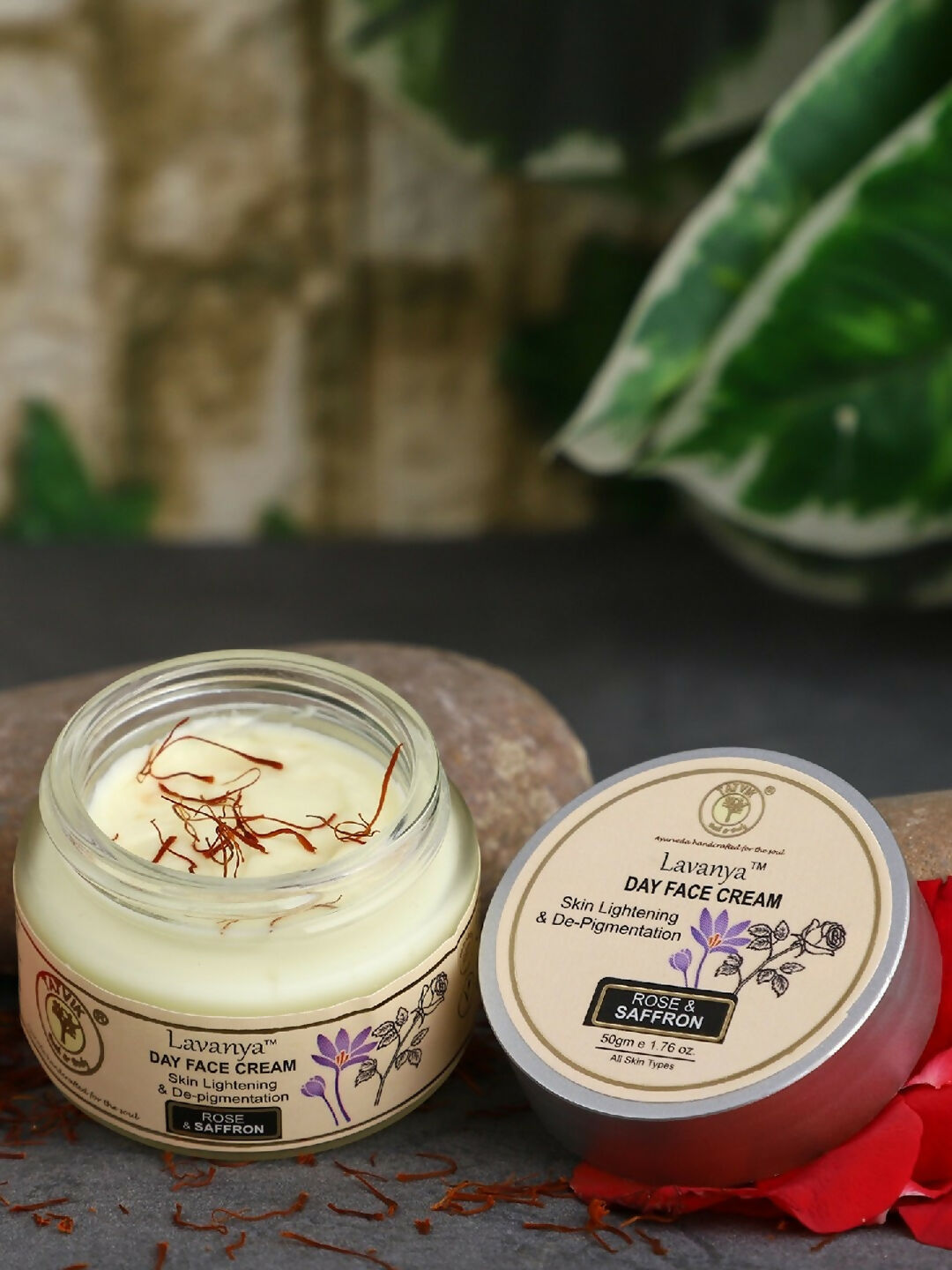 Tatvik Ayurveda Lavanya Day Face Cream (Rose & Saffron)
