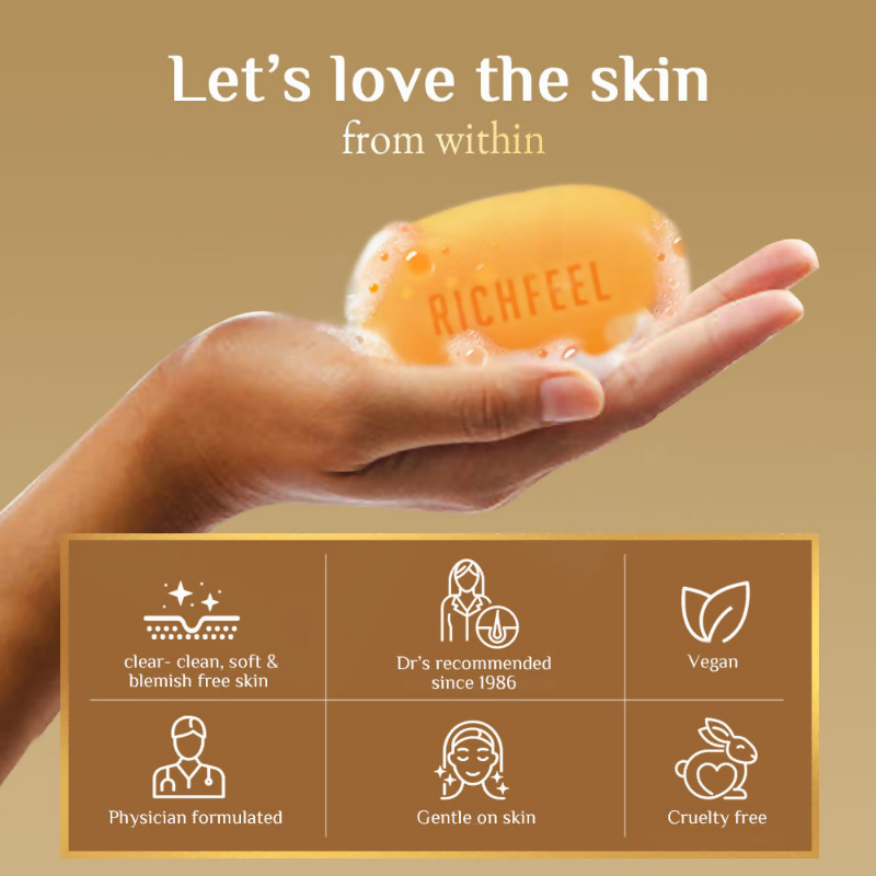 Richfeel Calendula Anti-Acne Soap Fights Pimples