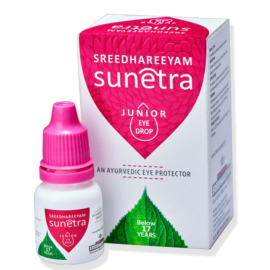 Sreedhareeyam Ayurveda Sunetra Junior Herbal Eye Drop (Below 17 yrs of age)