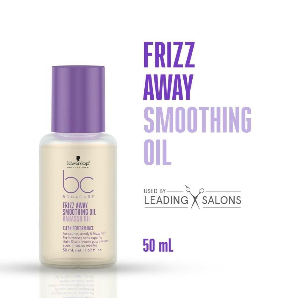Schwarzkopf Professional Bonacure Frizz Away Smoothing Oil with Babassu Oil