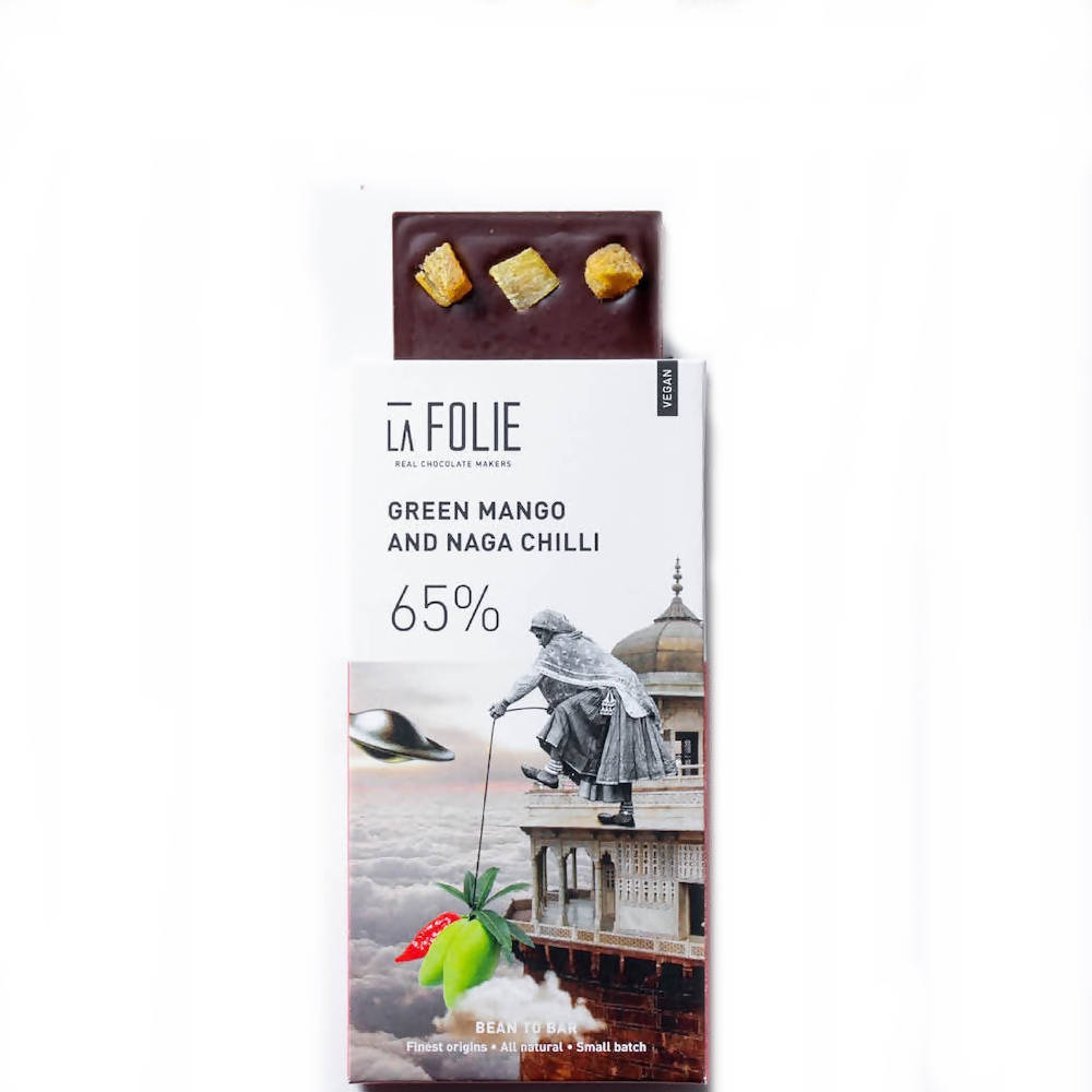Buy La Folie Green Mango And Naga Chilli Chocolate from DrMediCart