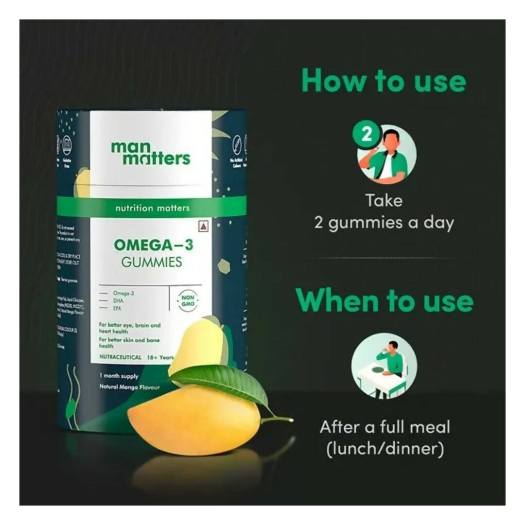 Man Matters Omega 3 Gummies - DrMediCart