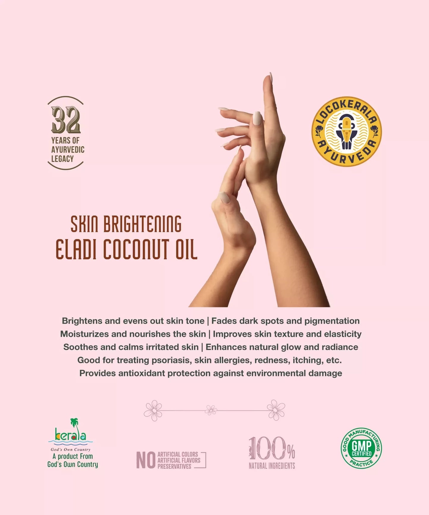 LocoKerala Eladi Coconut Oil – Your Path to Luminous Skin