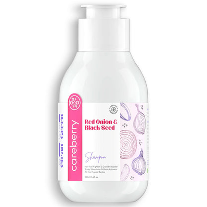 Buy Careberry Organic Red Onion & Black Seed Stimulating Shampoo from DrMediCart, Ship from India to USA