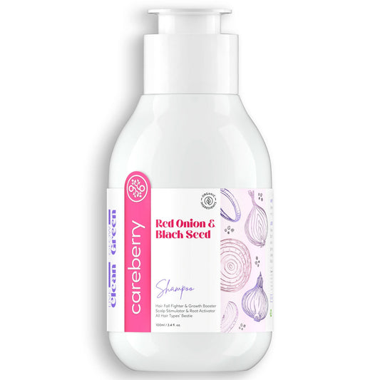 Buy Careberry Organic Red Onion & Black Seed Stimulating Shampoo from DrMediCart, Ship from India to USA
