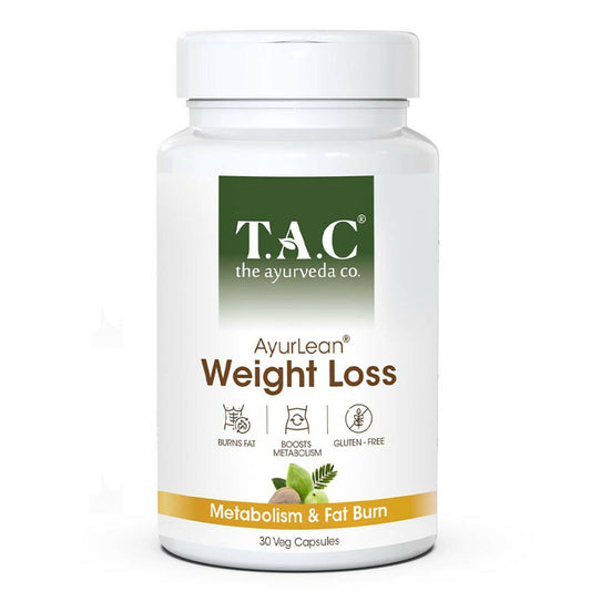 TAC - The Ayurveda Co. AyurLean Weight Loss Veg Capsules
