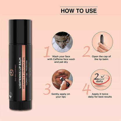 The Man Company Lightening Lip Balm - Drmedicart