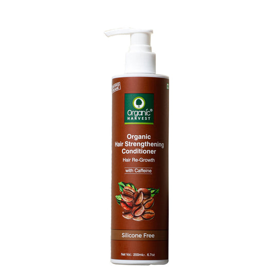Buy Organic Harvest Organic Hair Strengthening Conditioner Hair Re-Growth With Caffeine from DrMediCart, Ship from India to USA