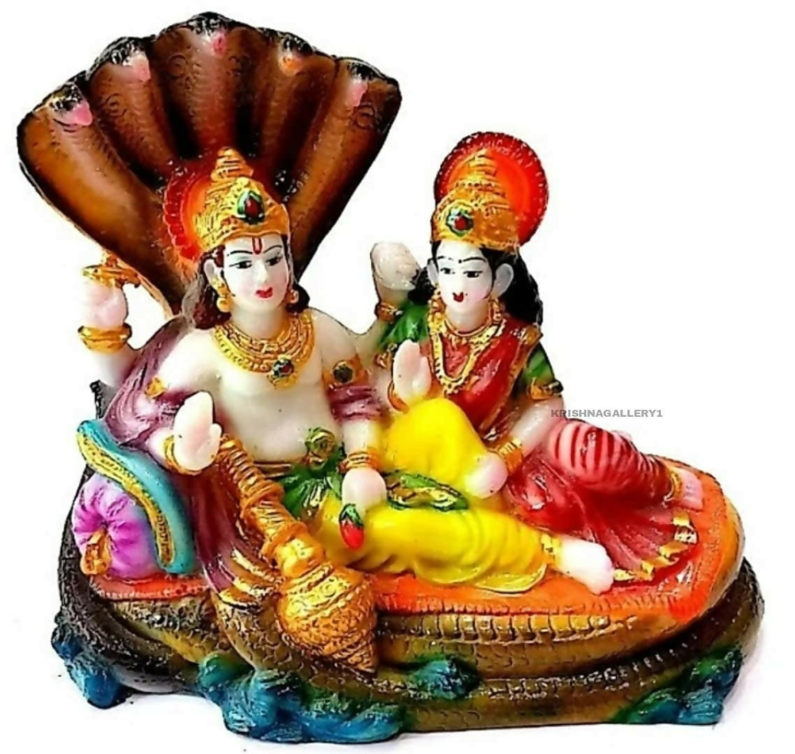 Buy Krishnagallery1 Lord Vishnu Laxmi Murti Statue