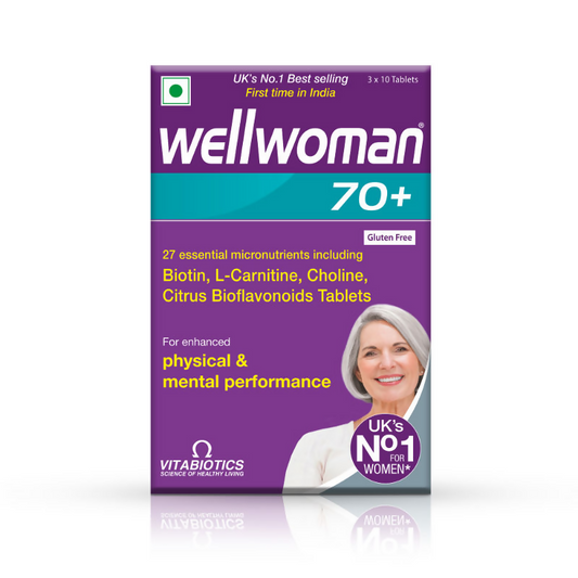 Wellwoman 70+ Health Supplements UK's No.1 Vitamin Tablets For Women above 70 (28 Vitamins And Nutrients)
