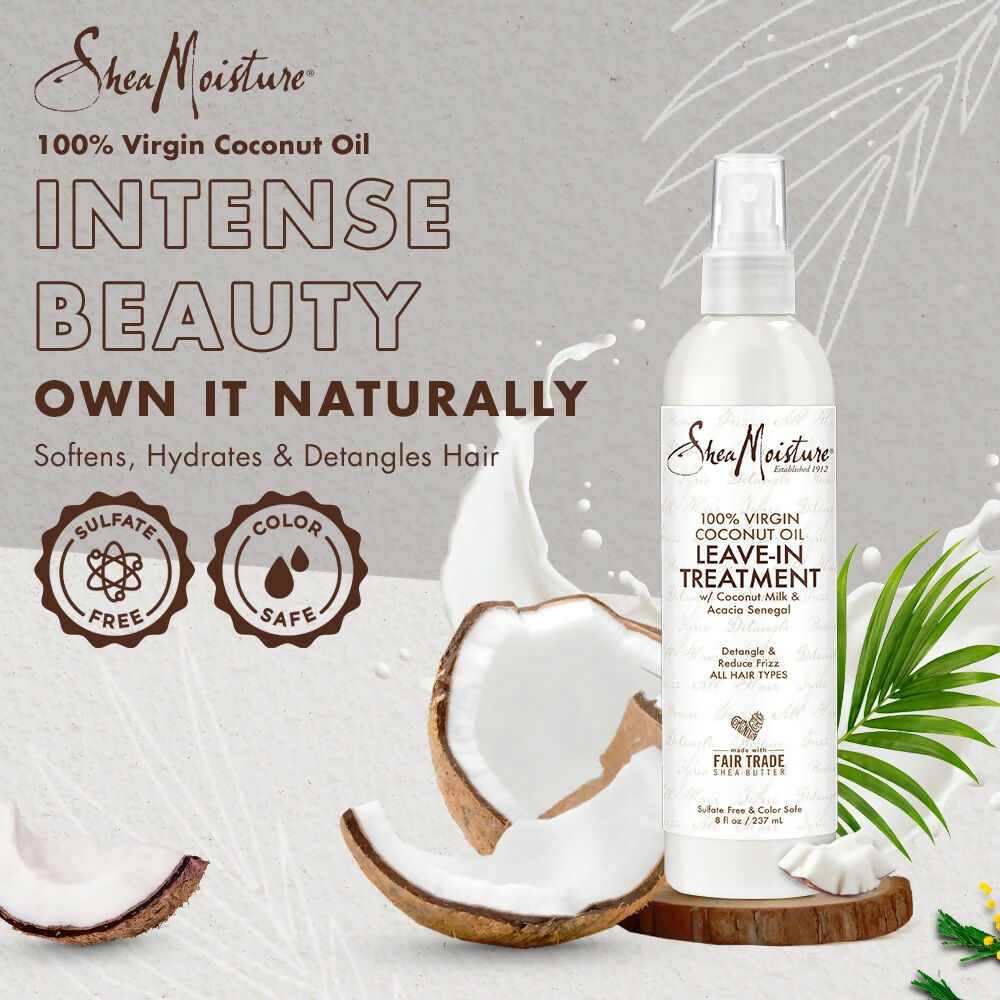 Shea Moisture Genuine  Virgin Coconut Oil Daily Hydration Leave-In Conditioner