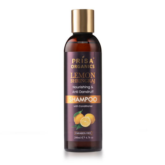 Buy Prisa Organics Lemon & Bhringraj Shampoo from DrMediCart, Ship from India to USA