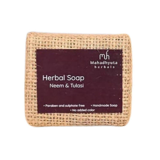 Buy Mahadhyuta Herbals Neem & Tulasi Soap from DrMediCart, Ship from India to USA