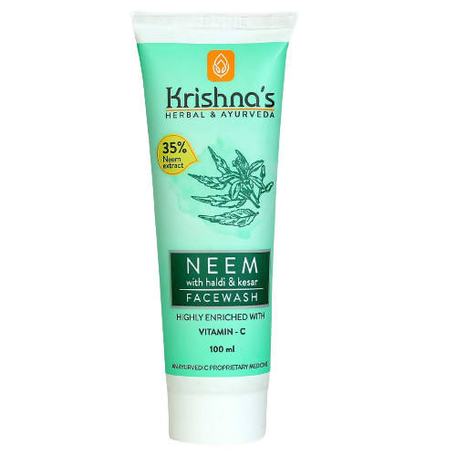 Buy Krishna's Herbal & Ayurveda Neem Face Wash from DrMediCart, Ship from India to USA