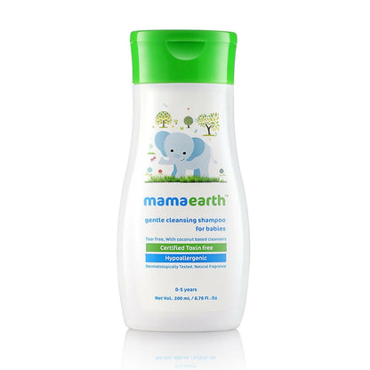 Mamaearth Moisturizing Baby Bathing Soap Bar & Milky Soft Natural Baby Face Cream & Gentle Cleansing Baby Shampoo