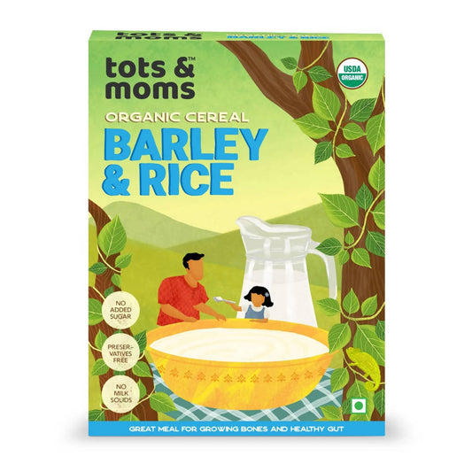 Buy Tots and Moms Organic Cereal Barley & Rice Cereal from DrMediCart, Ship from India to USA