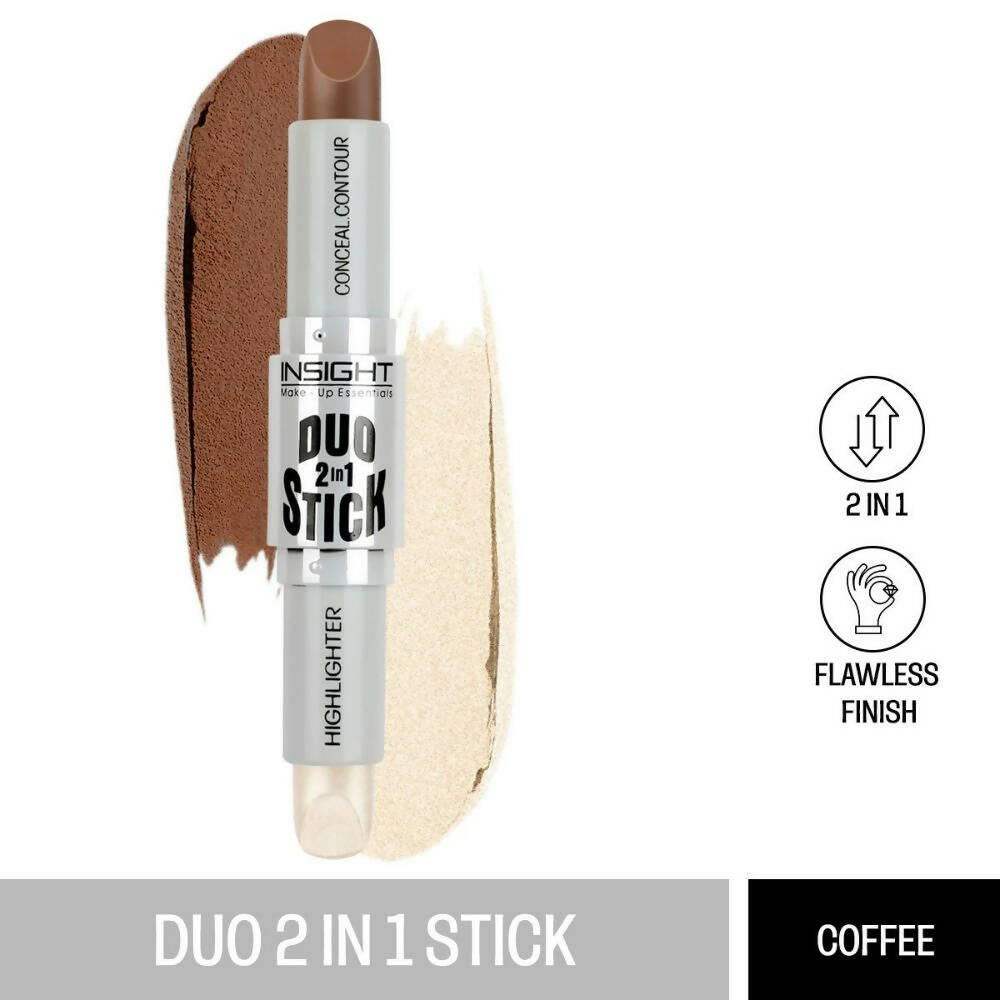 Buy Insight Cosmetics Duo Stick Contour + Highlighter - 02 Coffee from DrMediCart, Ship from India to USA