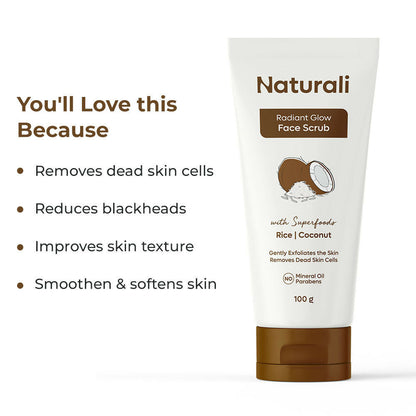 Naturali Radiant Glow Face Scrub