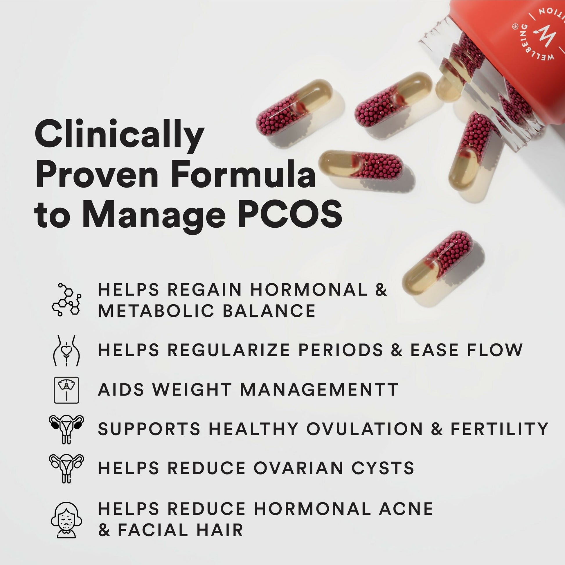 Wellbeing Nutrition Slow PCOS Balance Capsules