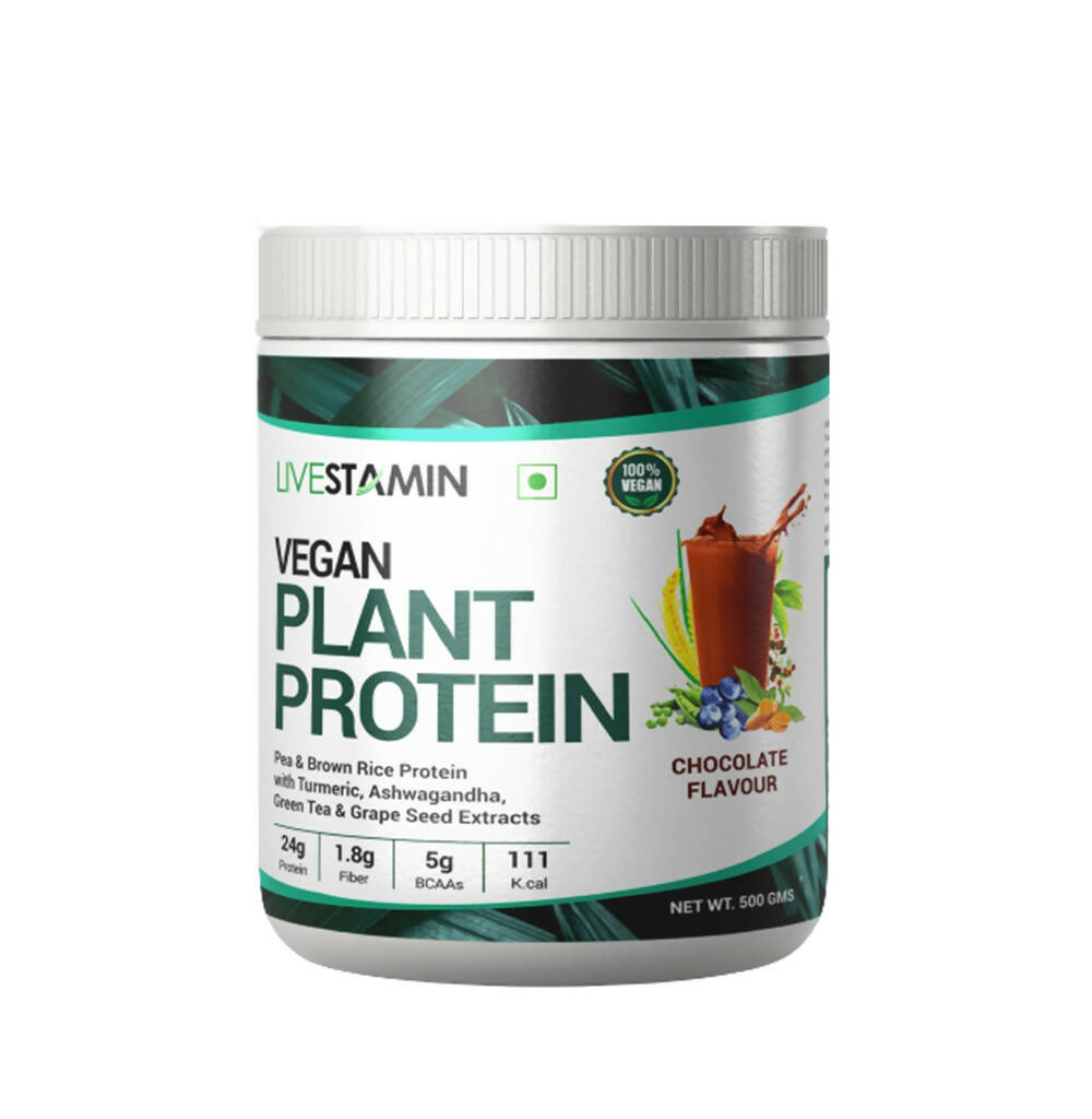 Livestamin Vegan Plant Protein - Chocolate Flavour