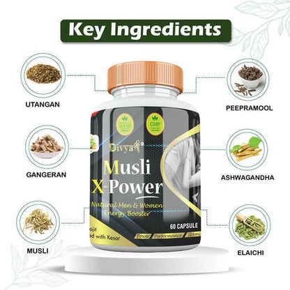 Divya Shree Musli X- Power Capsules
