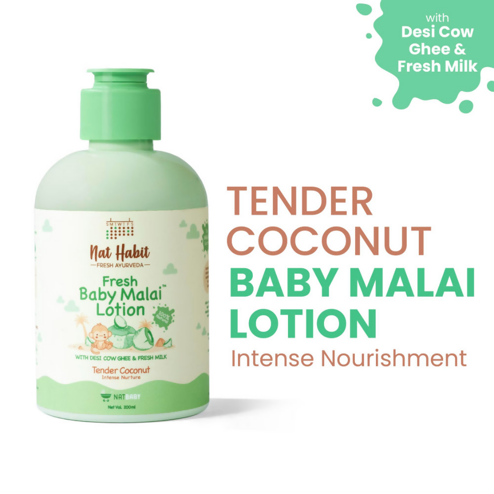 Nat Habit Baby Body Lotion - Tender Coconut