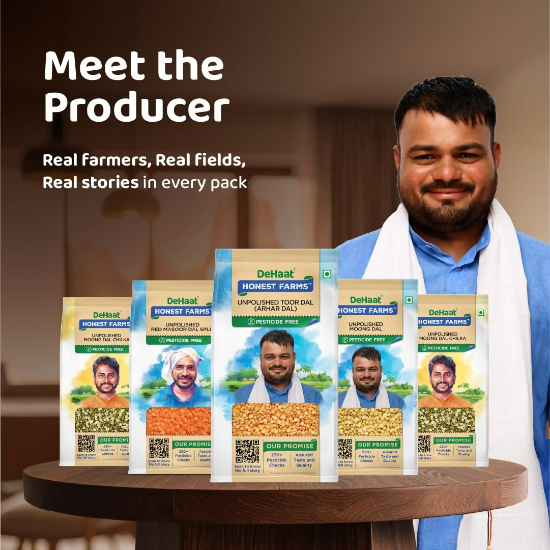 DeHaat Honest Farms Unpolished Toor Dal