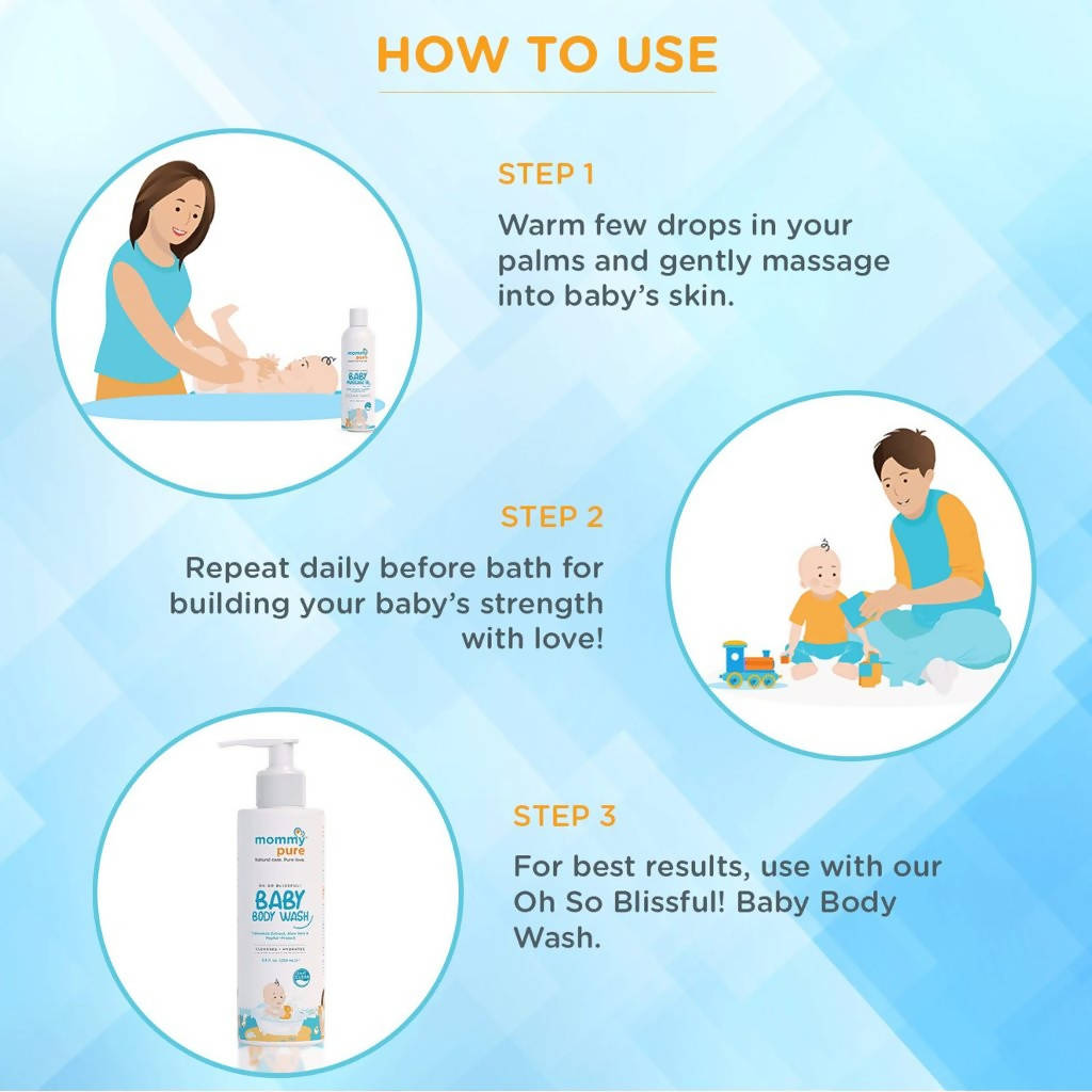 Mommypure Soothing Senses Baby Massage Oil