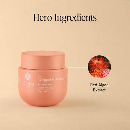 Oteria Premium Hydrating Body Yogurt Infused With Red Algae Extract Gel For Summer Moisturizer & Beauty Essential