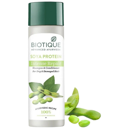 Buy Biotique Advanced Ayurveda Bio Soya Protein Fresh Nourishing Shampoo from DrMediCart, Ship from India to USA