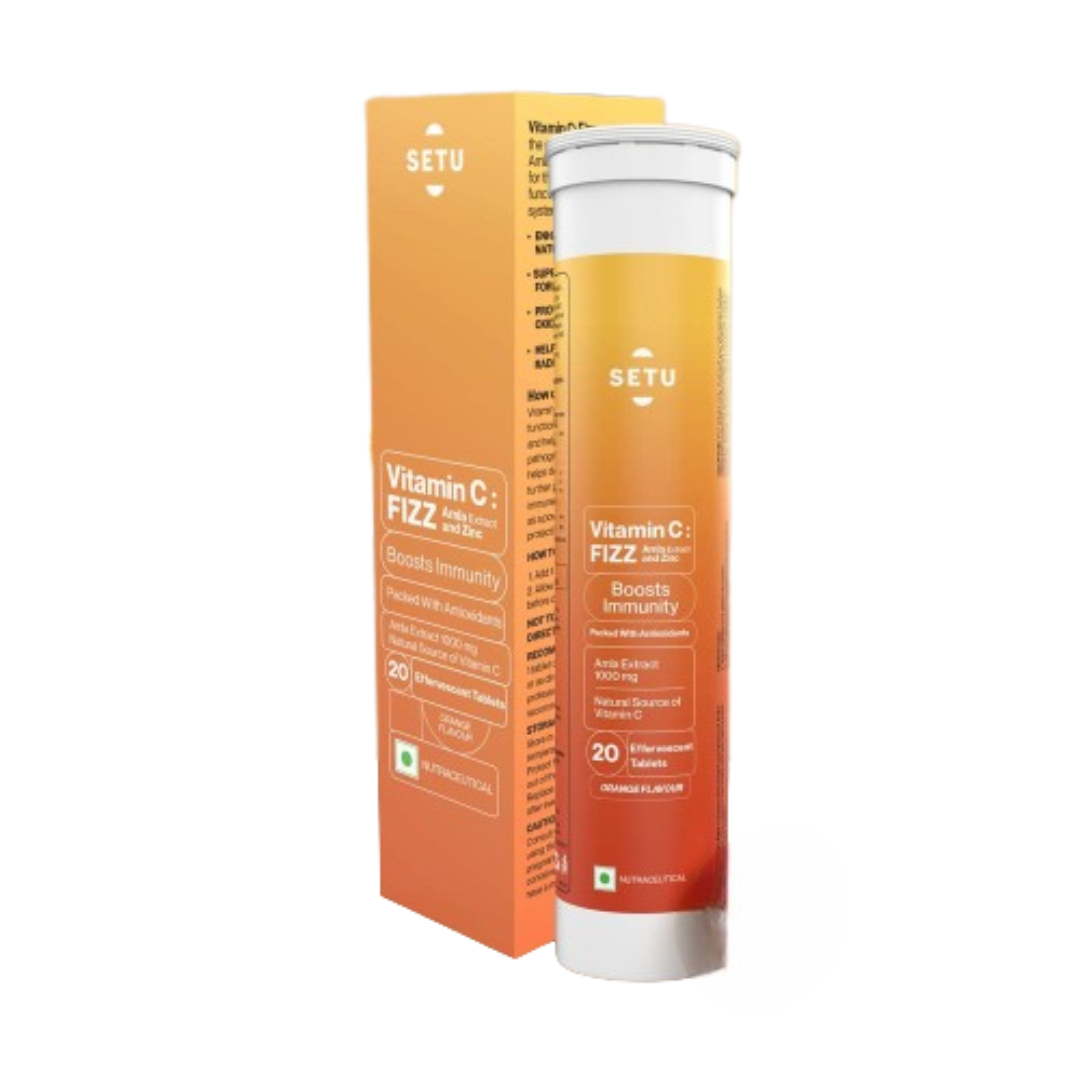 Setu Vitamin C: Fizz - 15 Effervescent Tablets