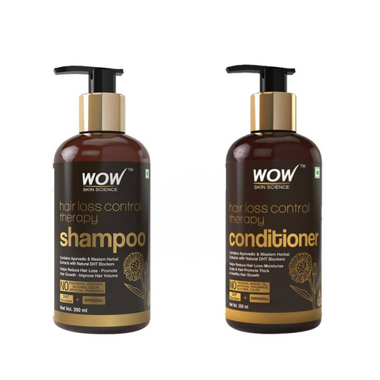 Wow Skin Science Hair Loss Control Therapy Shampoo & Conditioner - DrMediCart