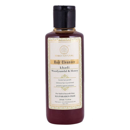 Khadi Natural Woodysandal & Honey Hair Cleanser
