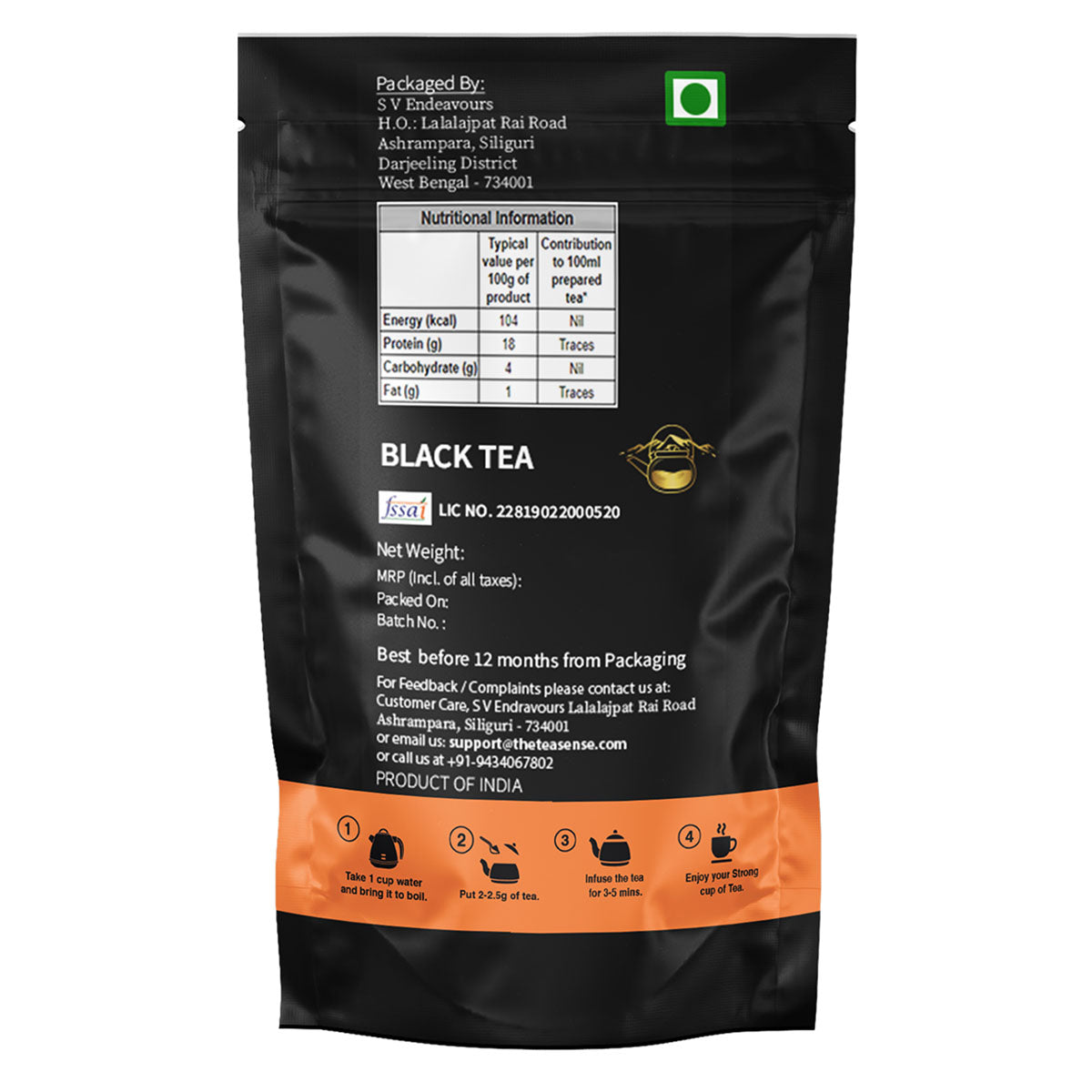 Tea Sense Darjeeling Black Tea - buy in USA, Australia, Canada